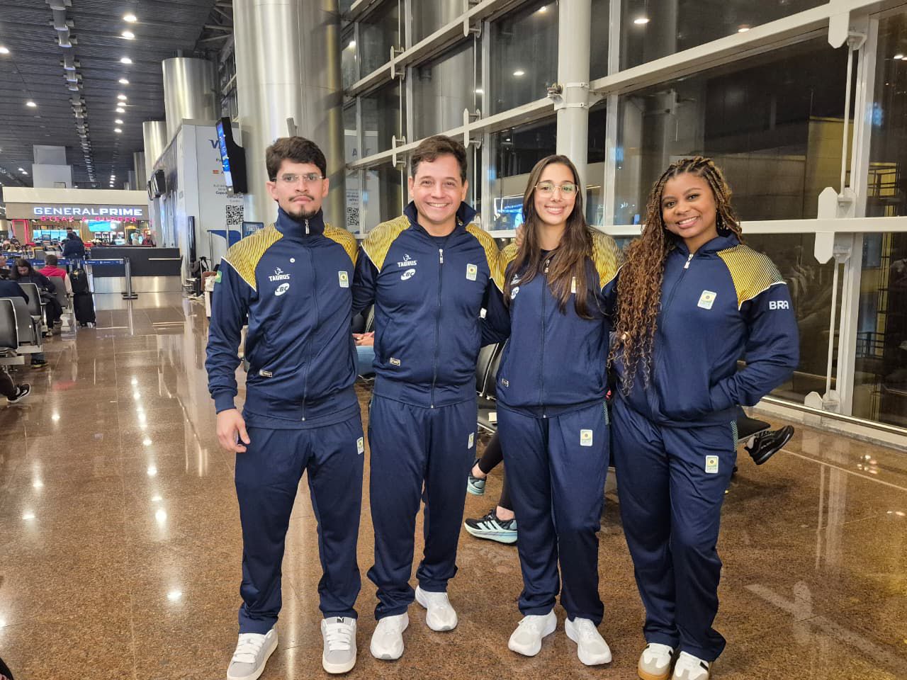 Brasil no Mundial Junior de Suhl 26 - João Víctor, Coronel Vagner, Luana e Ana Beatriz