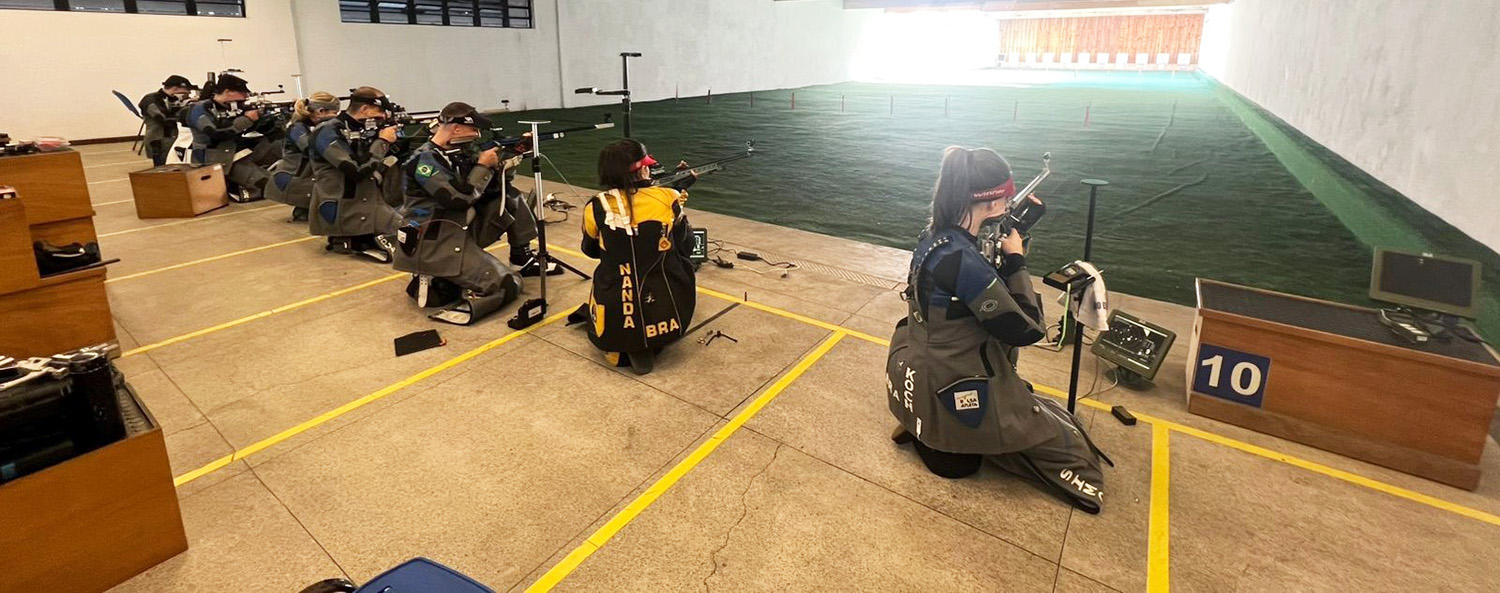 Carabina 3 Posições na Escola Naval