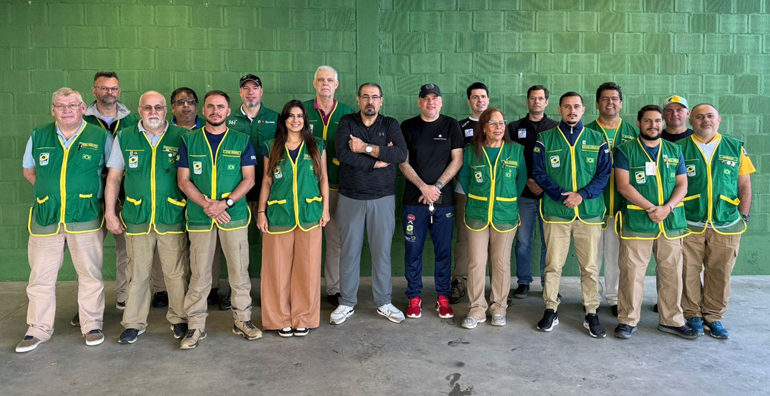 Equipe de Arbitragem no SULBRA 2025 em Caxias do Sul