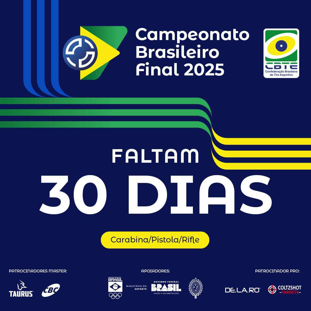Faltam 30 dias Final do Brasileiro CAR PST RF Faltam 30 dias Final do Brasileiro CAR PST RF