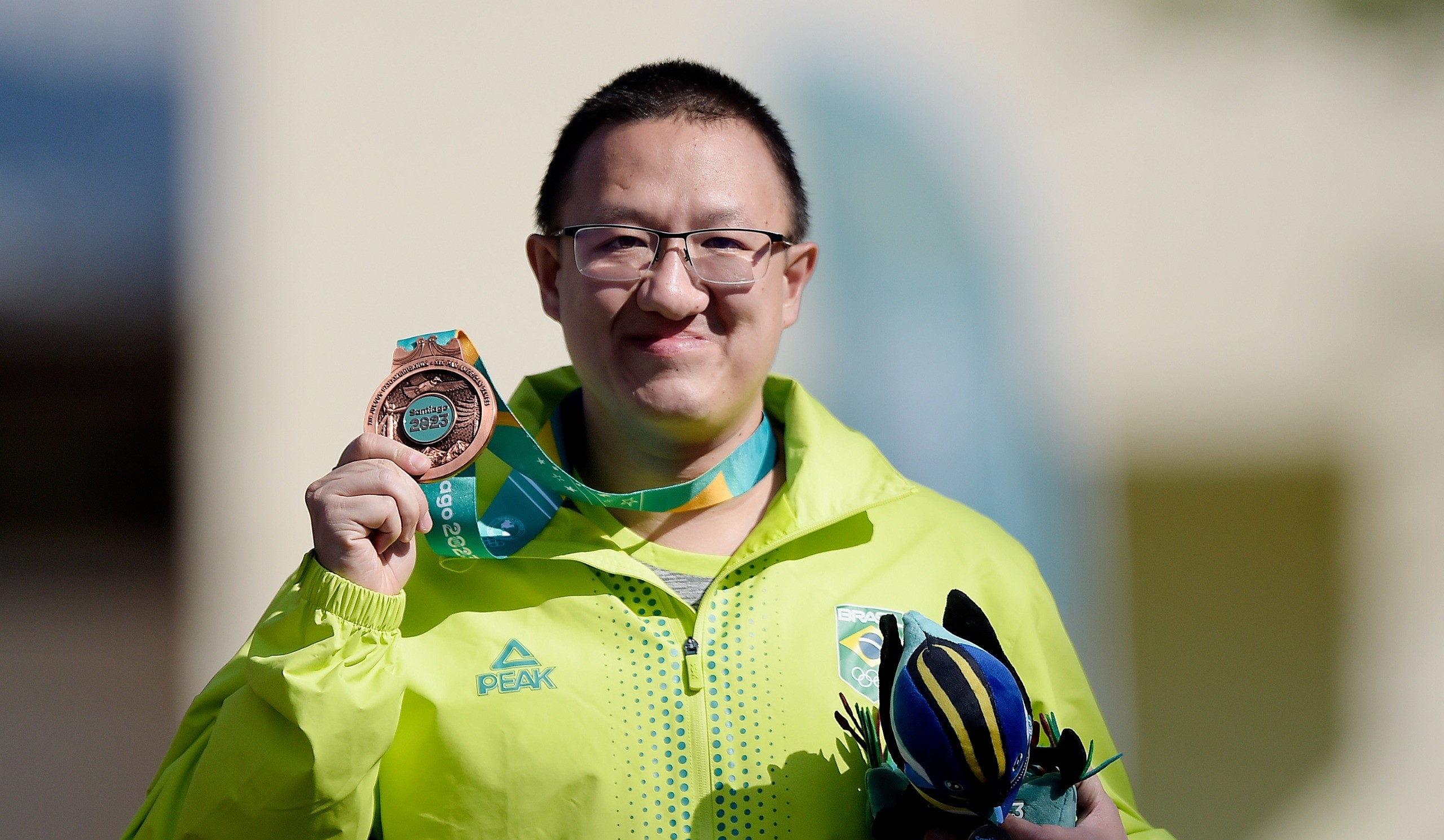 Felipe Wu conquistou o bronze na Pistola de Ar 10m