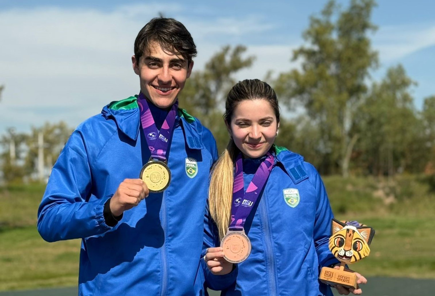 Hussein Daruich e Ellen Mendes