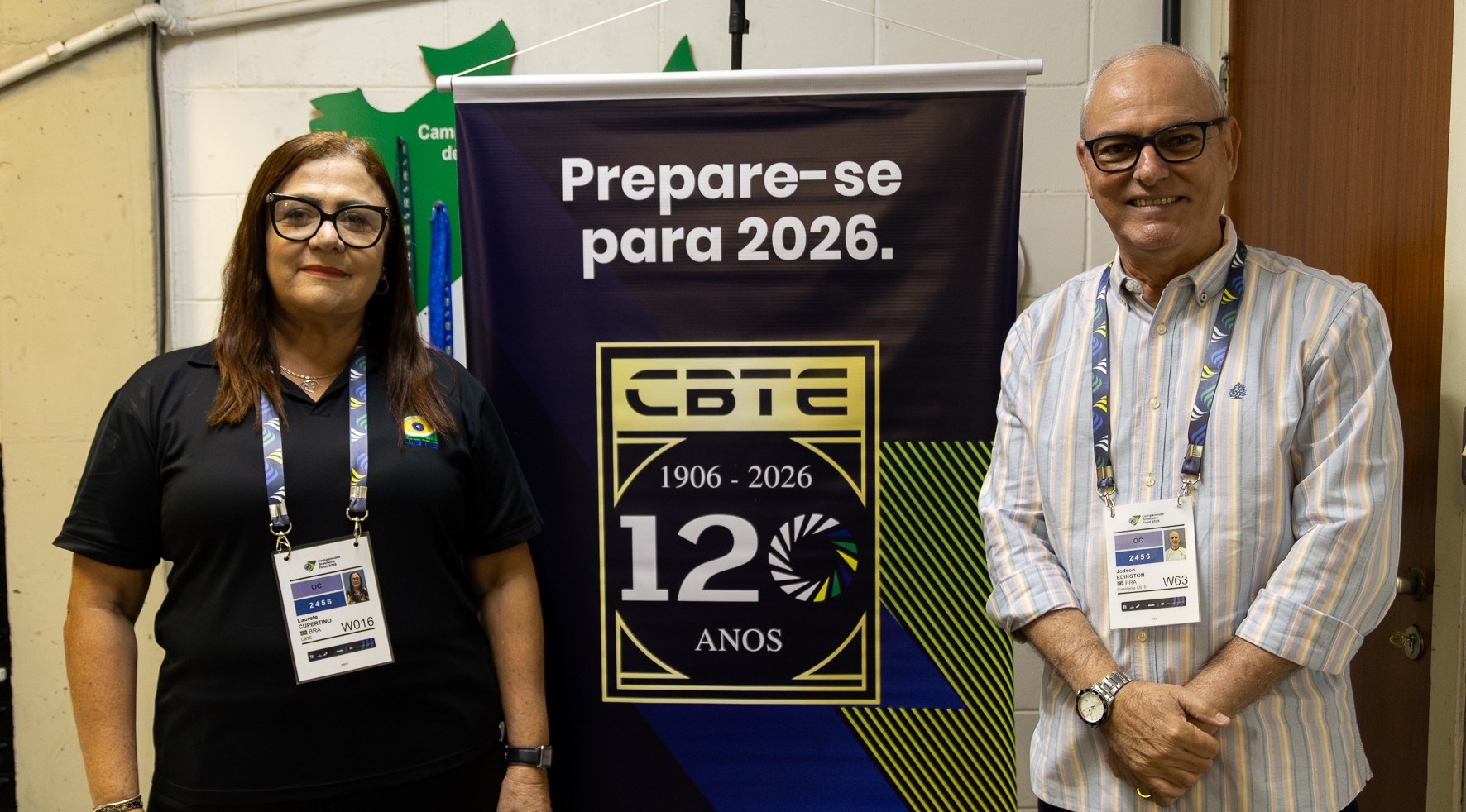 Laurete Cupertino e Jodson Edington