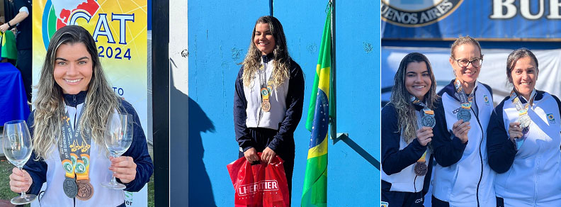 Marina Mendonça conquista o bonze no CAT