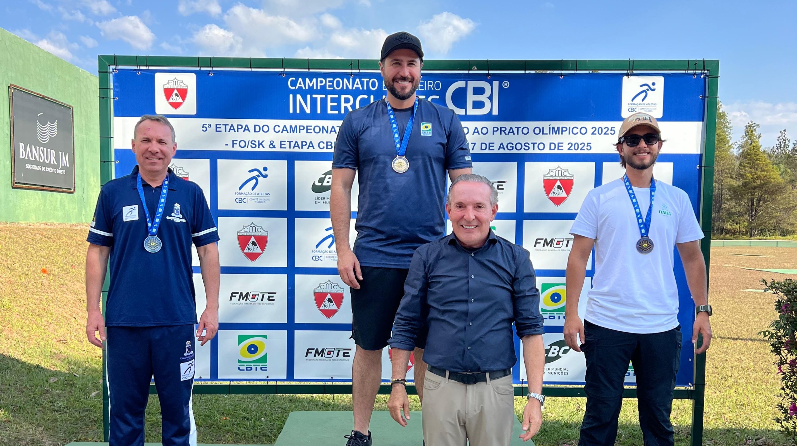Podio Fossa Olimpica Masculino