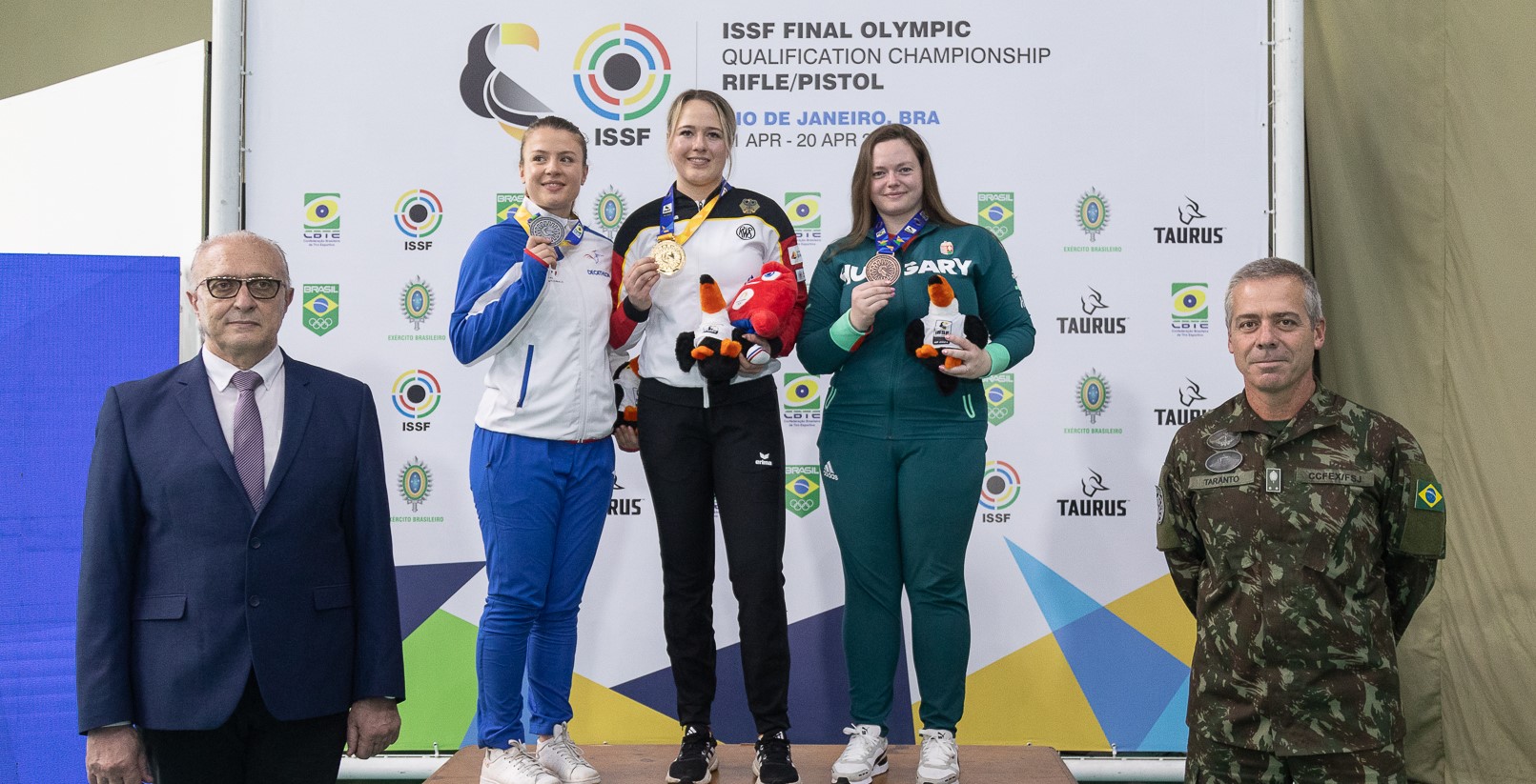 Podio Pistola 25m Feminino