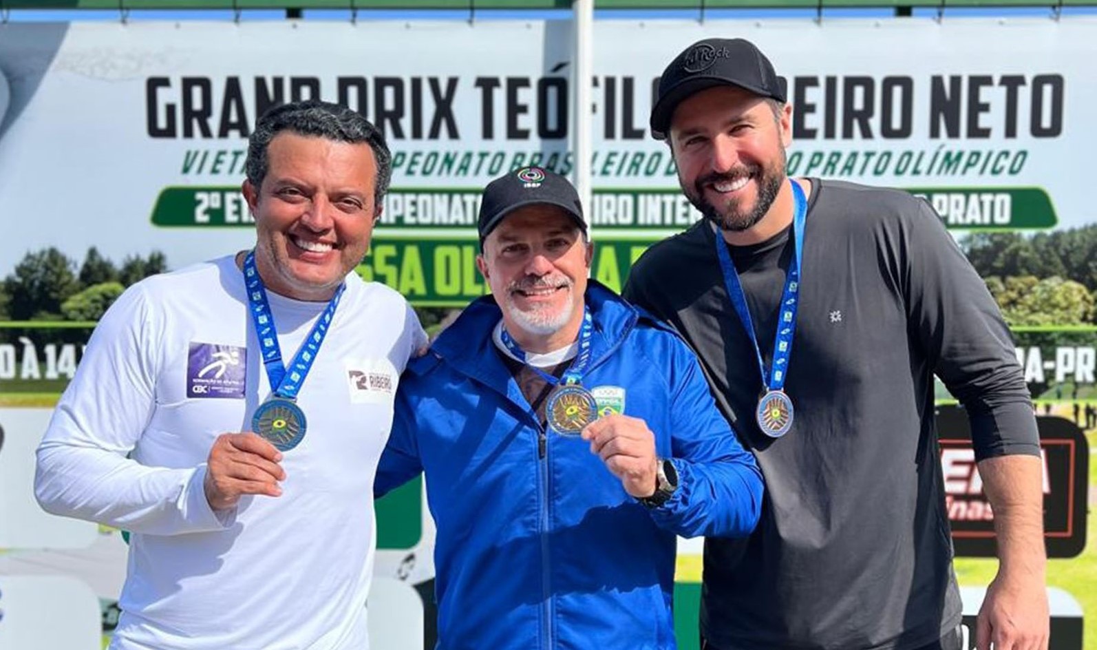 Podio da Fossa Olimpica Masculino Podio da Fossa Olimpica Masculino