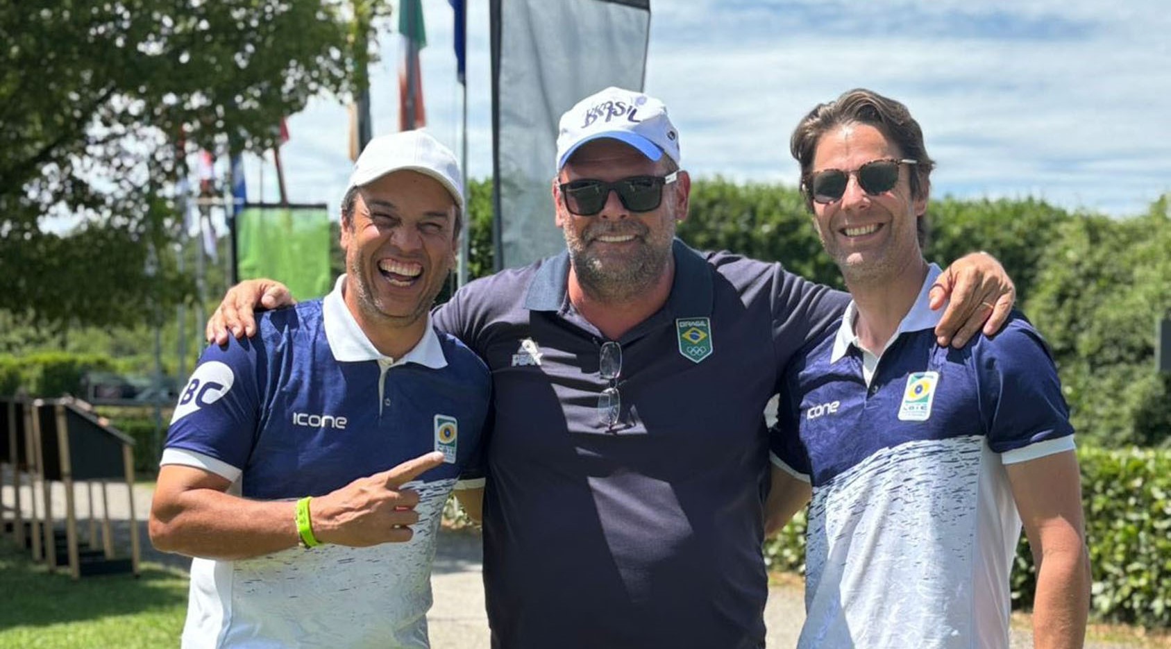 Roberth Vieira, Ary Venturinelli e Rodrigo Simões