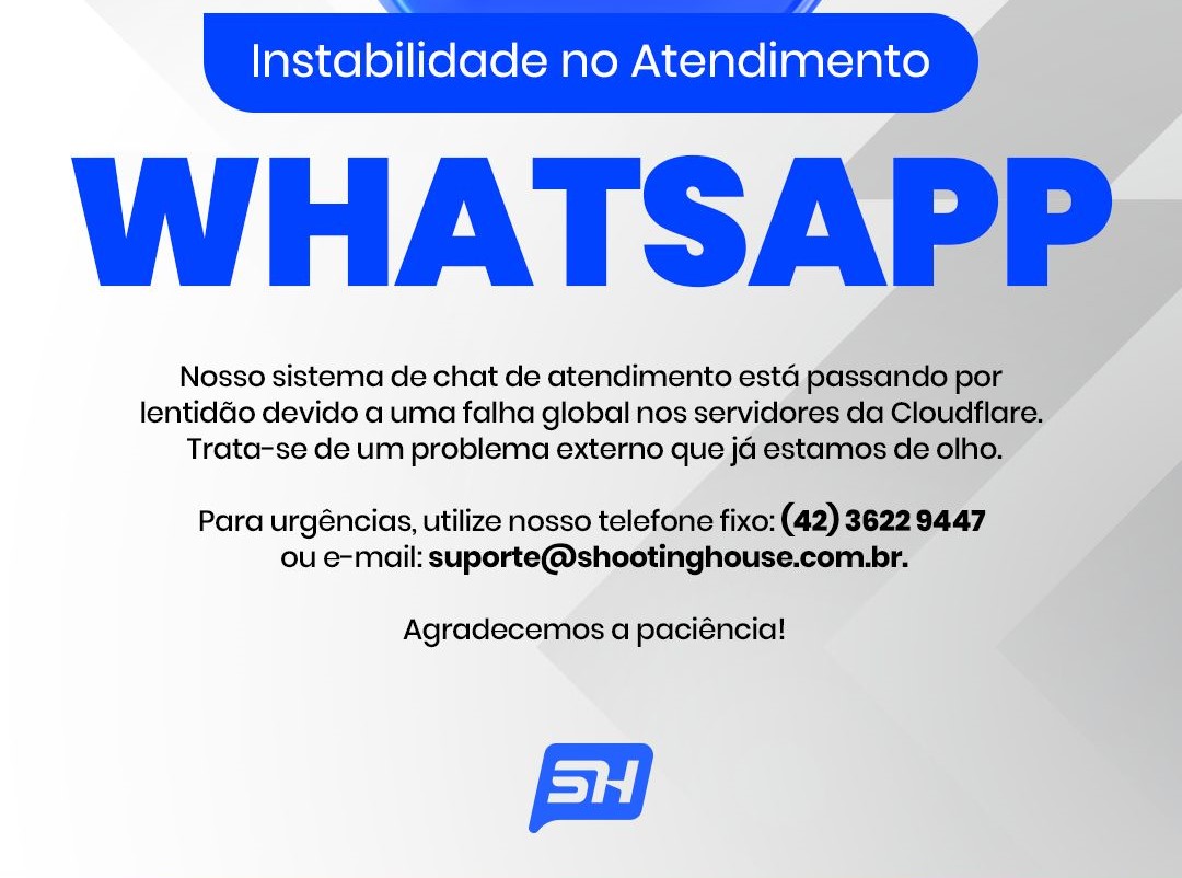 WhatsApp com problema WhatsApp com problema